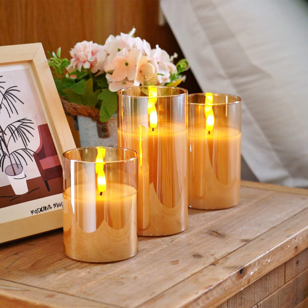 Unveiling The Allure of Glass Flameless Candles