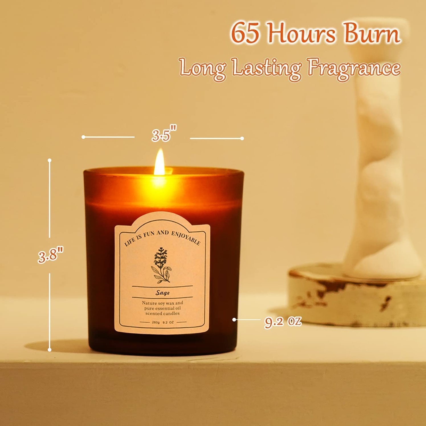 Sage & Freesia Scented Candles HOMEMORY WHOLESALE