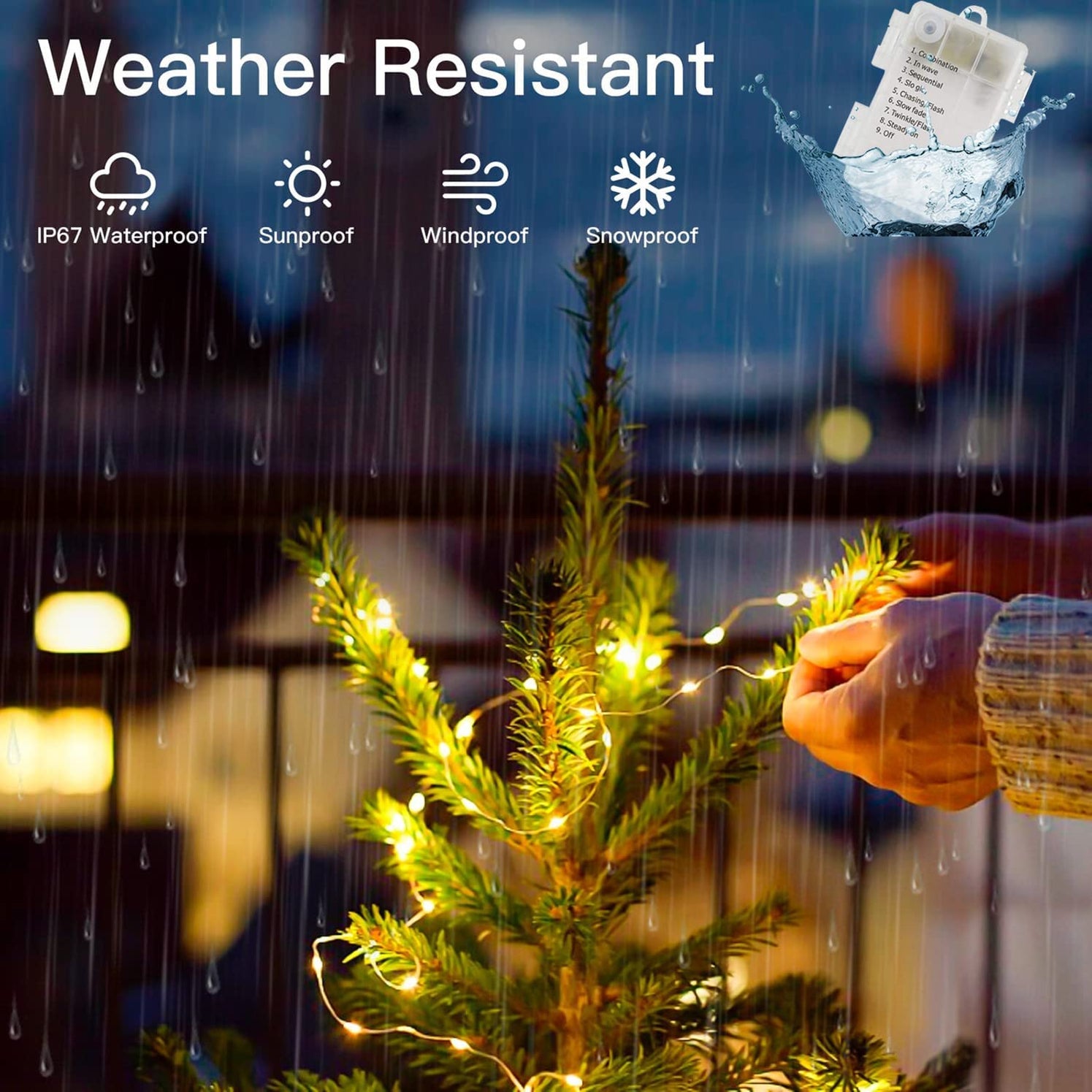 Homemory 4 Pack 20 Ft 60 LED Fairy String Lights HOMEMORY WHOLESALE